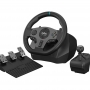 Volan de curse cu pedale si shimbator ,PXN-V9,  270/900°, vibratii in volan, pentru  PC, PS3, PS4, Xbox One, Xbox  X/S, Switch