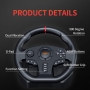 Volan de curse cu pedale ,PXN-V900,  270/900°, vibratii in volan, pentru PC, PS3, PS4, Xbox One, Xbox Series X/S, Switch