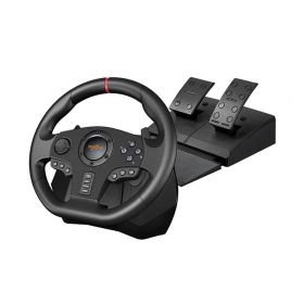 Volan de curse cu pedale ,PXN-V900,  270/900°, vibratii in volan, pentru  PS3, PS4, Xbox One, Xbox Series X/S, Switch