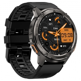 Smartwatch KOSPET T3, 1.43" AMOLED, 170 moduri sport, waterproof, apelare telefonica, busola, altimetru, 5ATM, black