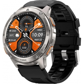 Smartwatch KOSPET T3, 1.43" AMOLED, 170 moduri sport, waterproof, apelare telefonica, busola, altimetru, silver