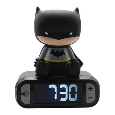 Ceas deșteptător digital cu lumină de noapte Batman 3D Lexibook