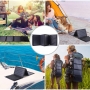 Kit camping, pescuit, vacanta Pyramid, compus din panou solar pliabil 20W cu 2 USB si Power Bank 30000 mAh cu 3 x USB