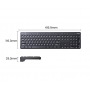 Tastatură fără fir Ugreen KU004 90250 2,4 GHz pentru Windows / MacOS (Negru)