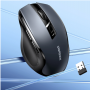 Mouse optic Ugreen MU006 USB wireless 2,4 GHz 4000 DPI (negru)