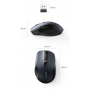 Mouse optic Ugreen MU006 USB wireless 2,4 GHz 4000 DPI (negru)