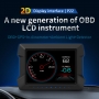 Aparat diagnosticare si afisaj bord, OBD2, GPS de tip HUD, head up display, diagnostic OBDⅡ și inclinometru, vitezometru digital