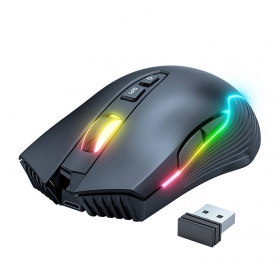 Mouse gaming, wireless, DPI 5 niveluri, iluminare RGB, ONIKUMA