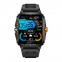 Smartwatch Colmi P76, 1.96 inch HD, functii sport, apelare telefonica, baterie 430 mAh, negru