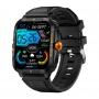 Smartwatch Colmi P76, 1.96 inch HD, functii sport, apelare telefonica, baterie 430 mAh, negru