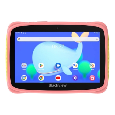 Tableta Blackview, pentru copii, 7 inch HD, baterie 3280 mAh, android 13, roz