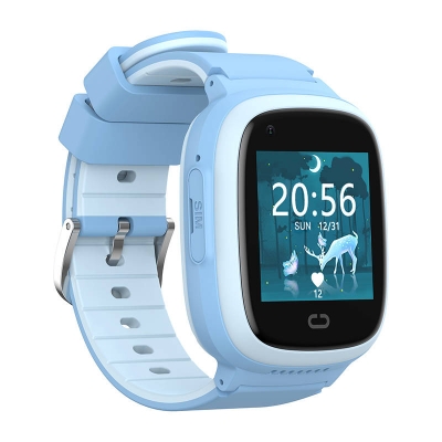 Smartwatch Havit, sim, aplelare telefonica 4G, microfon, pentru copii, 1,4 inch, baterie 680 mAh, albastru