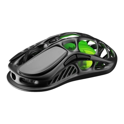 Mouse de gaming GravaStar, wireless, 1000 Hz, baterie 400mAh, gri