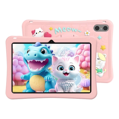 Tableta Teclast P30T Kids, 10.1 inch, 64 GB WIFI, Android 14, baterie 6000 mAh, roz