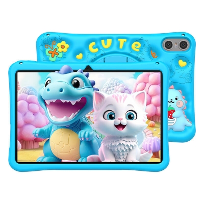 Tableta Teclast P30T Kids, 10.1 inch, 64 GB WIFI, Android 14, baterie 6000 mAh, albastru