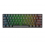 Tastatura mecanica Royal Kludge RK61, RGB, comutator roșu, 1450 mAh, negru