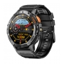 Smartwatch 1.43 inch AMOLED, apelare telefonica, functii sport, rezistent la apa, lanterna incorporata, bluetooth 5.2, negru