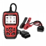 Tester Auto AUTOPHIX BT300PRO, cu cleme, citire coduri, tester baterie,  12V, 100-2000 CCA, rosu