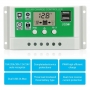 Controler de incarcare solar, pentru incarcator de baterii cu litiu, 30A, 12V 24V, BLS-30A