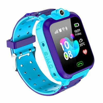 Smartwatch pentru copii XO, SIM,  H100, 1.44 inch, 300 mAh, compatibil cu Android, iOS, albastru