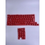 Set 104 butoane Royal Kludge PBT Keycaps, 104 taste, switch compatibile Cherry MX, layout US, rosu, KC-43