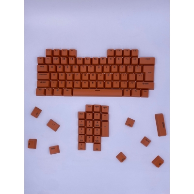 Set 104 butoane Royal Kludge PBT Keycaps, 104 taste, switch compatibile Cherry MX, layout US, portocaliu, KC-45