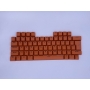 Set 104 butoane Royal Kludge PBT Keycaps, 104 taste, switch compatibile Cherry MX, layout US, portocaliu, KC-45