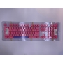 Set 104 butoane Royal Kludge PBT Keycaps, 104 taste, switch compatibile Cherry MX, layout US, roz/mov, KC-33