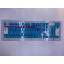 Set 104 butoane Royal Kludge PBT Keycaps, 104 taste, switch compatibile Cherry MX, layout US, albastru/mov, KC-34