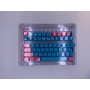 Set 104 butoane Royal Kludge PBT Keycaps, 104 taste, switch compatibile Cherry MX, layout US, roz/albastru KC-38