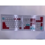 Set 104 butoane Royal Kludge PBT Keycaps, 104 taste, switch compatibile Cherry MX, layout US, alb/rosu/albastru KC-36