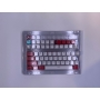 Set 104 butoane Royal Kludge PBT Keycaps, 104 taste, switch compatibile Cherry MX, layout US, alb/rosu/albastru KC-36