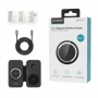 Incarcator wireless inductiv compatibil cu dispozitive Apple si Samsung Choetech T616-F 3in1 - negru