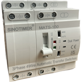 Comutator de transfer automat ATS Sinotimer, AC, 4 Poli Trifazic, 63A, ATS-MATS-100-4P-63A