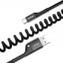 Cablu USB-C cu arc, Baseus, 1m 2A (negru)