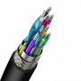 Cablu Baseus 2X Hdmi 2.0 4K 60Hz, 3D, Hdr, 18Gbps, 2M. Negru