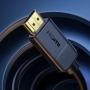 Baseus Cablu HDMI 2.0 4K 60 Hz 3D HDR 18 Gbps 3 m negru (CAKGQ-C01)