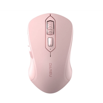 Mouse fara fir Dareu LM115G 2.4G 800-1600 DPI (roz)