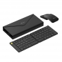 Set tastatura wireless pliabila Delux KF10 si mouse-ul MF10PR