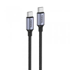 Cablu USB-C la USB-C Foneng X95 1,2m 60W (gri)