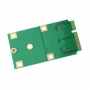 Adaptor Mini PCI-E 2 Lane M.2 NGFF 30mm 42mm SSD la 52 pini mSATA pe Card PCBA