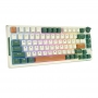 Tastatura mecanica fara fir Royal Kludge RKH81 RGB, comutator Sky cyan (verde)