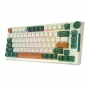 Tastatura mecanica fara fir Royal Kludge RKH81 RGB, comutator Sky cyan (verde)