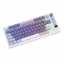 Tastatura mecanica fara fir Royal Kludge RKM75 RGB, switch argintiu (albastru)