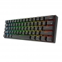 Tastatura mecanica Royal Kludge RK61 RGB, comutator maro (negru)