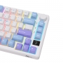 Tastatură mecanică Royal Kludge 2,4 GHz/bluetooth/USB-C, 75%, buton inteligent OLED, RGB, switch RED, RKM75-TAROR