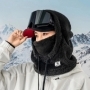 Cagula neagra unisex pentru schi si snowboard M - Negru