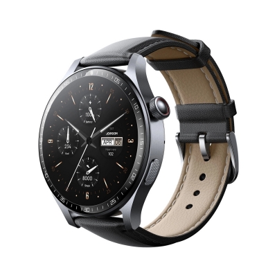 Smartwatch cu functie de raspuns la apeluri Joyroom Classic Series JR-FC2 Pro  - Gri inchis