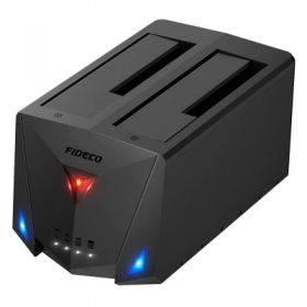 Statie de andocare/clonare HDD/SSD FIDECO YPZ220B (USB 3.2, SATA I/II/III)