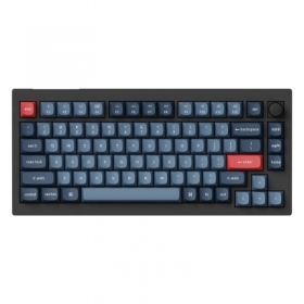 Tastatura mecanica,Keychron V1 Max QMK/VIA Knob Version Banana Switch Wireless Mechanical Keyboard (negru)